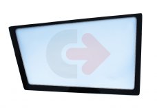 SZYBA HARTOWANA BEZBARWNA SITODRUK CVA