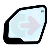 SZYBA HARTOWANA ZIELONA SITODRUK CVA