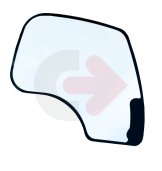 SZYBA HARTOWANA ZIELONA SITODRUK CVA