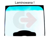 SZYBA PRZÓD LAMINOWANA!!!ZIELONA SITODRUK CVA GENUINE QUALITY