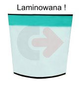 SZYBA ZIELONA LAMINOWANA SITODRUK CVA GENUINE QUALITY XL