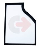 SZYBA HARTOWANA BEZBARWNA SITODRUK CVA