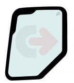 SZYBA HARTOWANA ZIELONA SITODRUK CVA