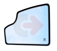 SZYBA HARTOWANA BEZBARWNA SITODRUK CVA