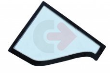 SZYBA HARTOWANA ZIELONA Z SITODRUKIEM CVA