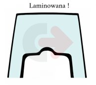 SZYBA LAMINOWANA ZIELONA SITODRUK CVA GENUINE QUALITY! L