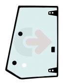 SZYBA HARTOWANA ZIELONA SITODRUK CVA