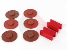 KOMPLET ŚLIZGÓW PODPÓR CAT 428E 432E  1 STOPA