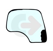 SZYBA HARTOWANA ZIELONA SITODRUK CVA