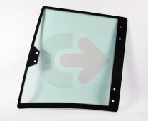 SZYBA HARTOWANA ZIELONA SITODRUK CVA