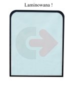 SZYBA LAMINOWANA ZIELONA SITODRUK CVA GENUINE QUALITY