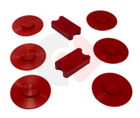 KOMPLET ŚLIZGÓW PODPORY CAT 428F LONG LIFE