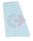 SZYBA JCB 3CX / 4CX KOPARKO LADOWARKA ZA DRZWIAMI LEWA HARTOWANA ZIELONA CVA