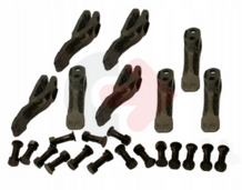 KOMPLET ZĘBÓW  ŁYŻKI PRZEDNIEJ JCB