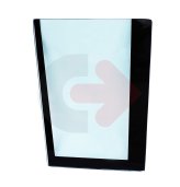 SZYBA HARTOWANA ZIELONA SITODRUK CVA