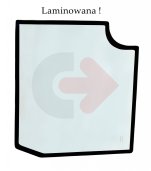 SZYBA PRZÓD GÓRA LAMINOWANA SITODRUK MINIKOPARKA  VOLVO ECR58 ECR88 14519494